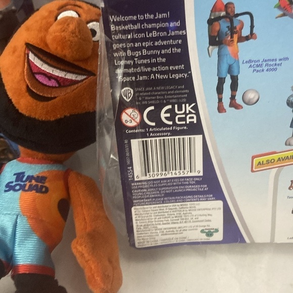 Space Jam A New Legacy LeBron James Bugs Bunny Action Figures Toys NIB Lot Of 4 - Picture 8 of 9
